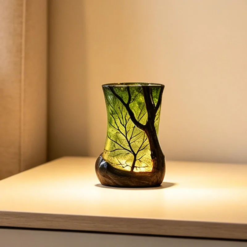 Home Office Decor - Nachtkastje Lamp Bos Nachtlampje Decoratief sfeerverlichting