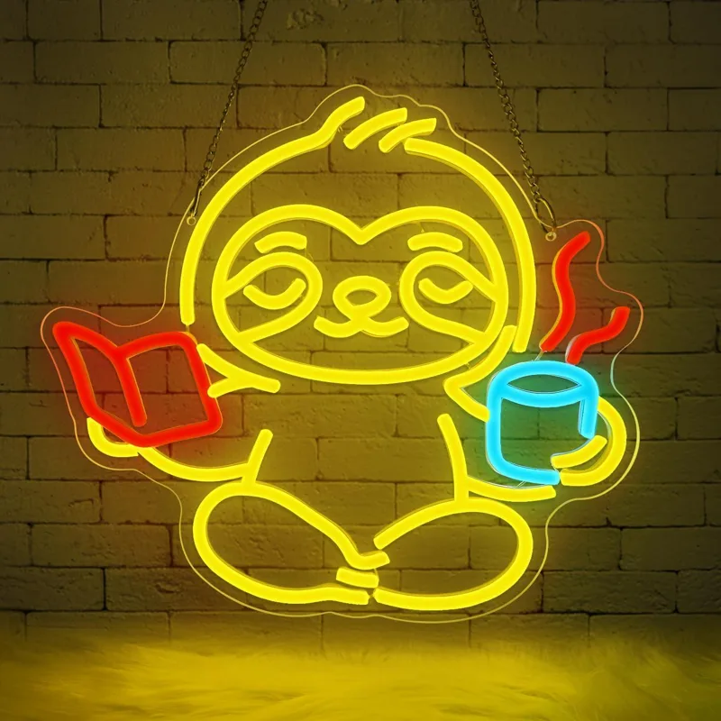Home Office Decor - Luiaard Neon Licht USB Dimbaar LED