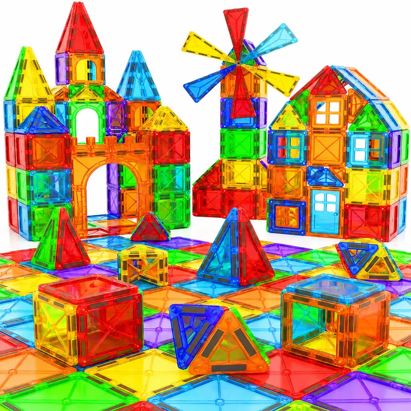 Home Office Building - MQUDUO Magnetische Tegels Bouwset Geometrische Magneetblokken,