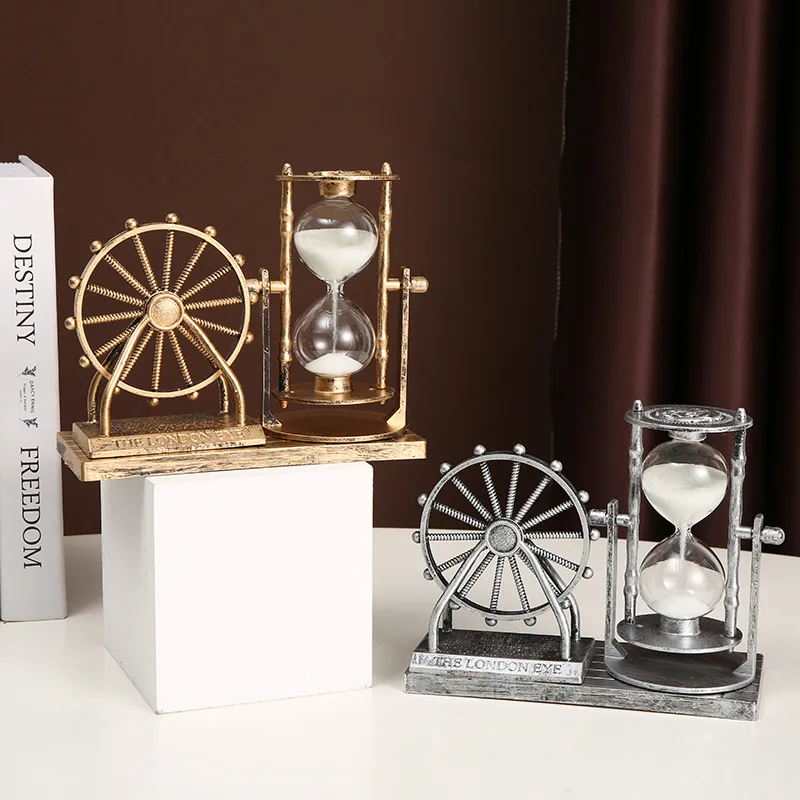Home Office Of London - Creatieve London Eye reuzenrad zandloper vintage