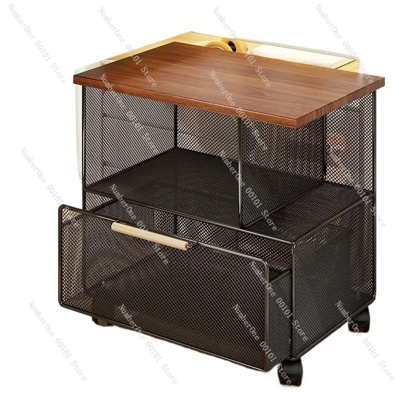 Rolling File Cart - Mobiele ladenkast voor kantoor, onderbureau opbergrek,