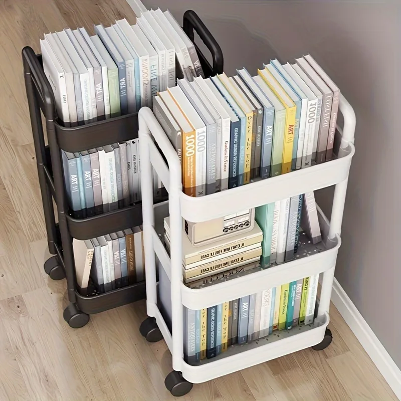 Rolling File Cart - Meerlaags afneembaar karopbergrek! Creatieve keukenrek voor