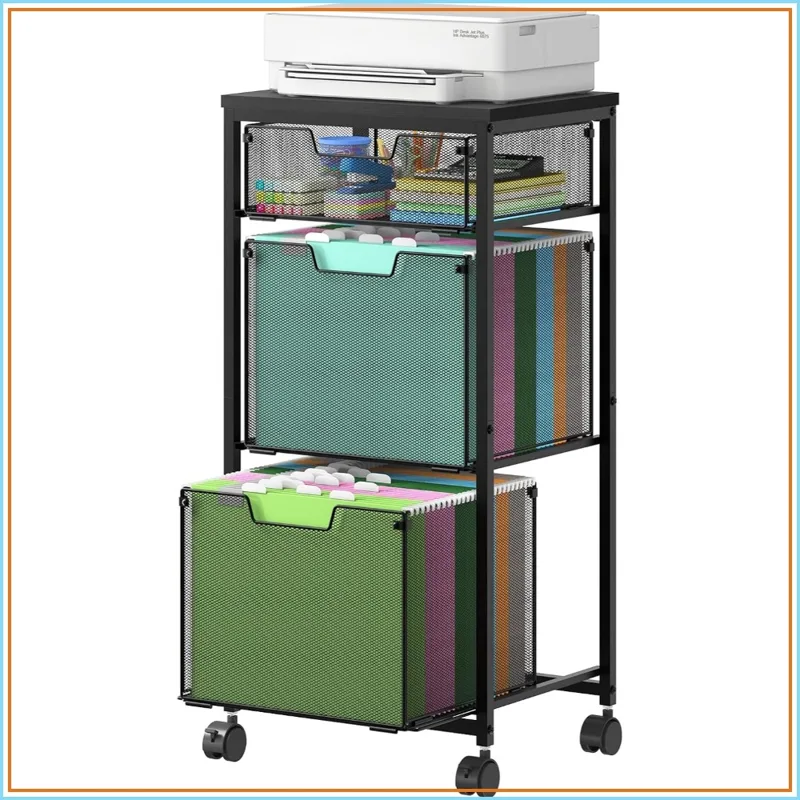 Mobiele archiefkast met 3 lade - Rolling File Cart recensie en prijs