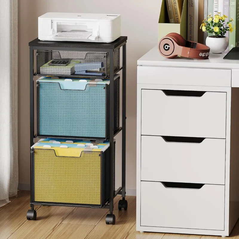 Mobiele archiefkast met 3 lade - Rolling File Cart recensie en prijs