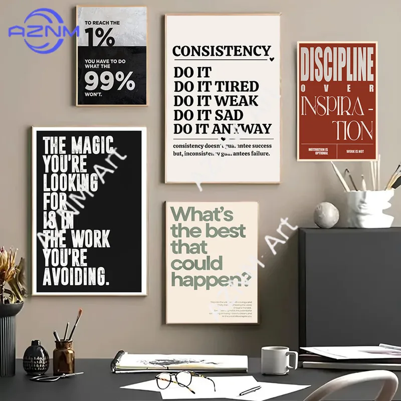 Minimalistische motiverende ci - Home Office Room Inspiration recensie en prijs