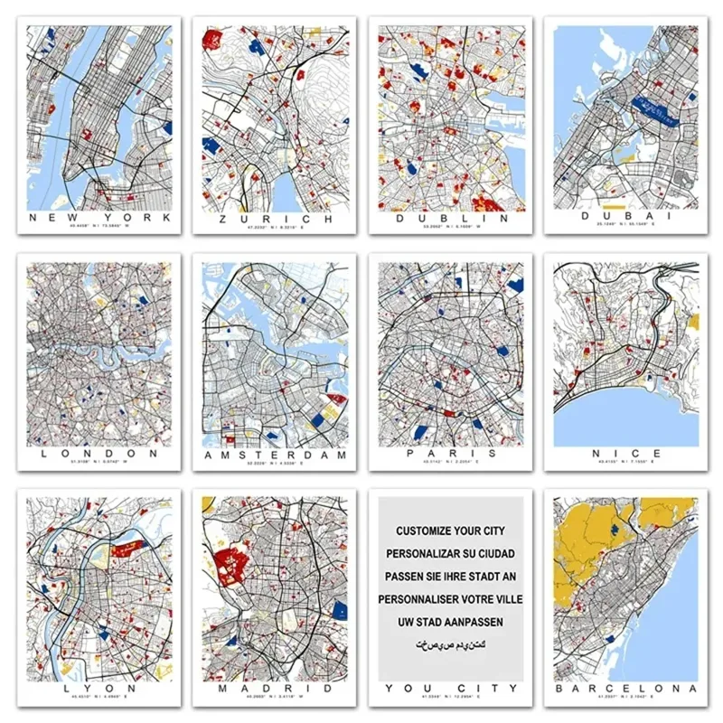 1pc Frameloze New York Londen  - Home Office Of London recensie en prijs