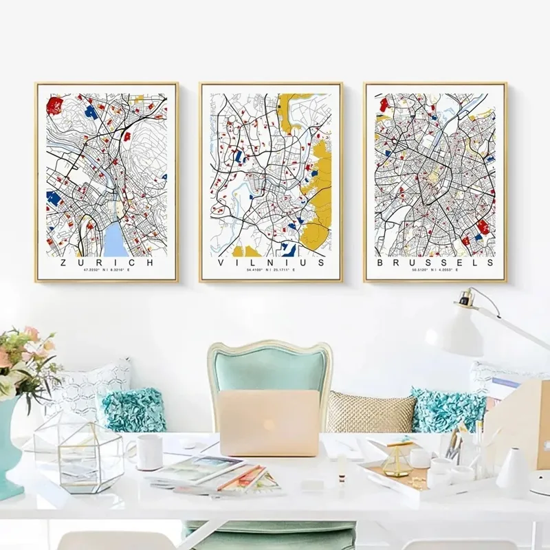 1pc Frameloze New York Londen  - Home Office Of London recensie en prijs