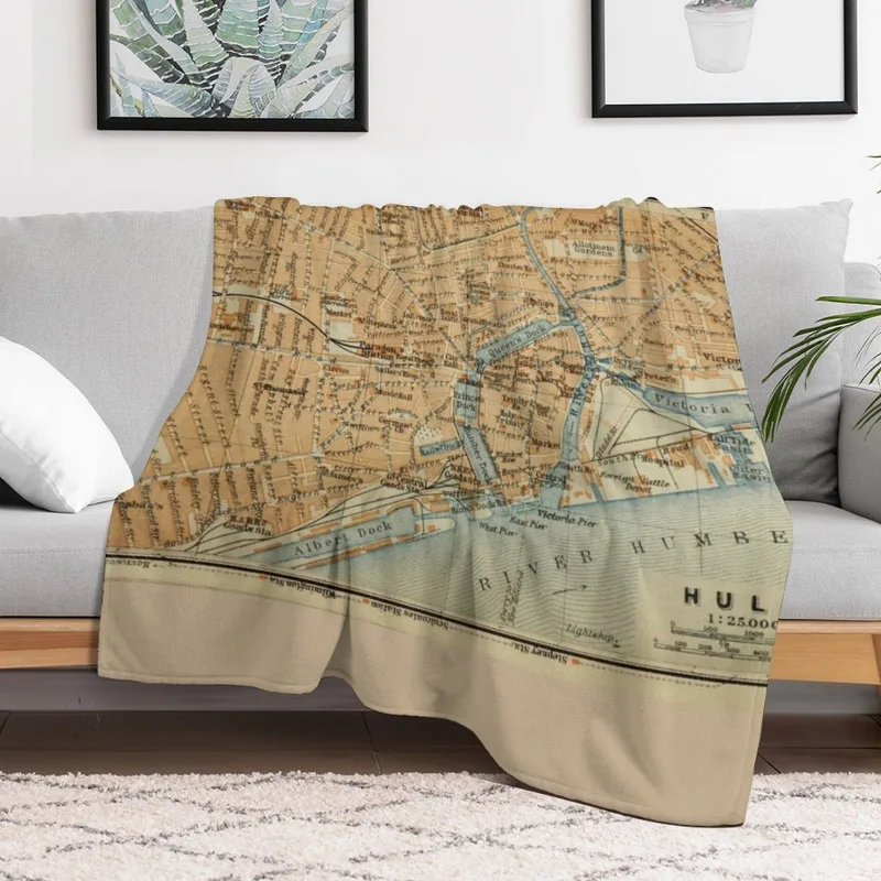 Vintage Hull England Map (1910 - Home Office England recensie en prijs