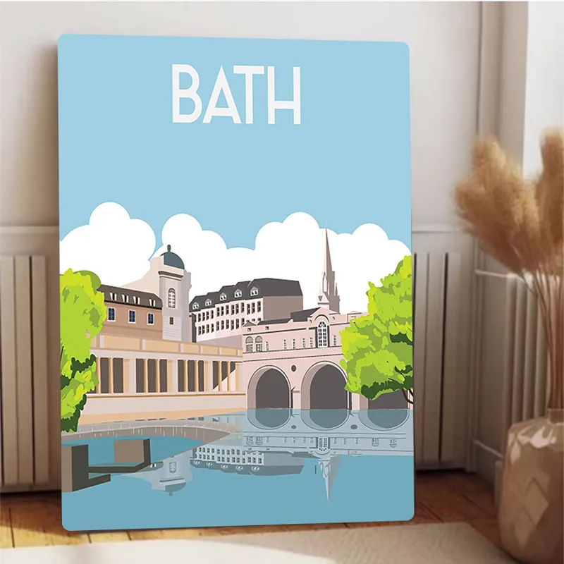 Bath Engeland Cityscape Metal  - Home Office England recensie en prijs