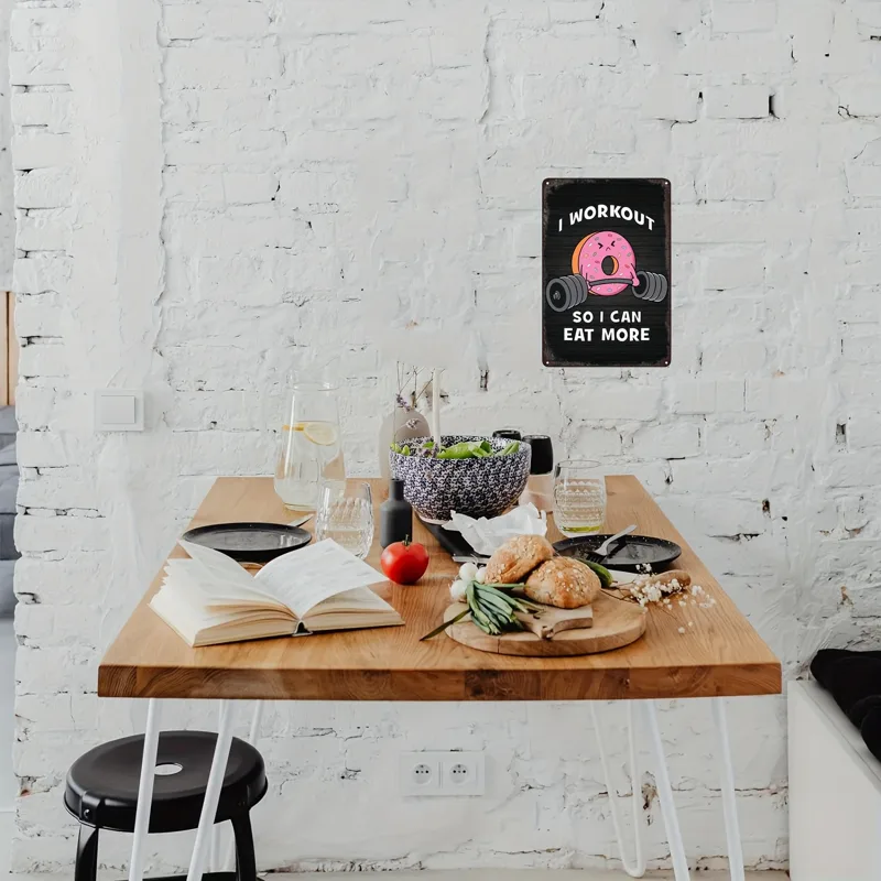 Leuk metalen retro-bord met de - Home Office Room Inspiration recensie en prijs