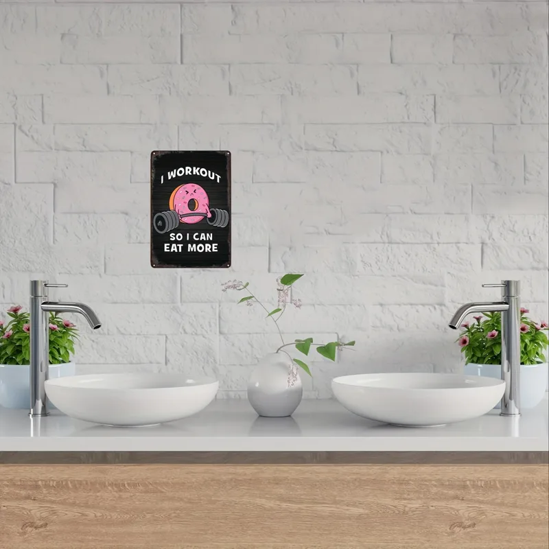 Leuk metalen retro-bord met de - Home Office Room Inspiration recensie en prijs