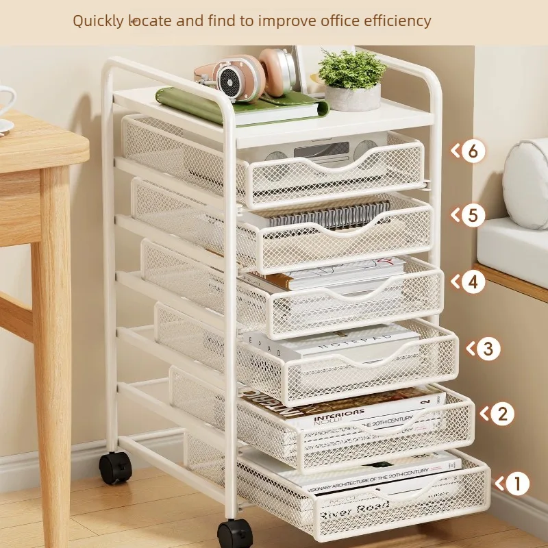Mobiele archiefkast voor op ka - Rolling File Cart recensie en prijs