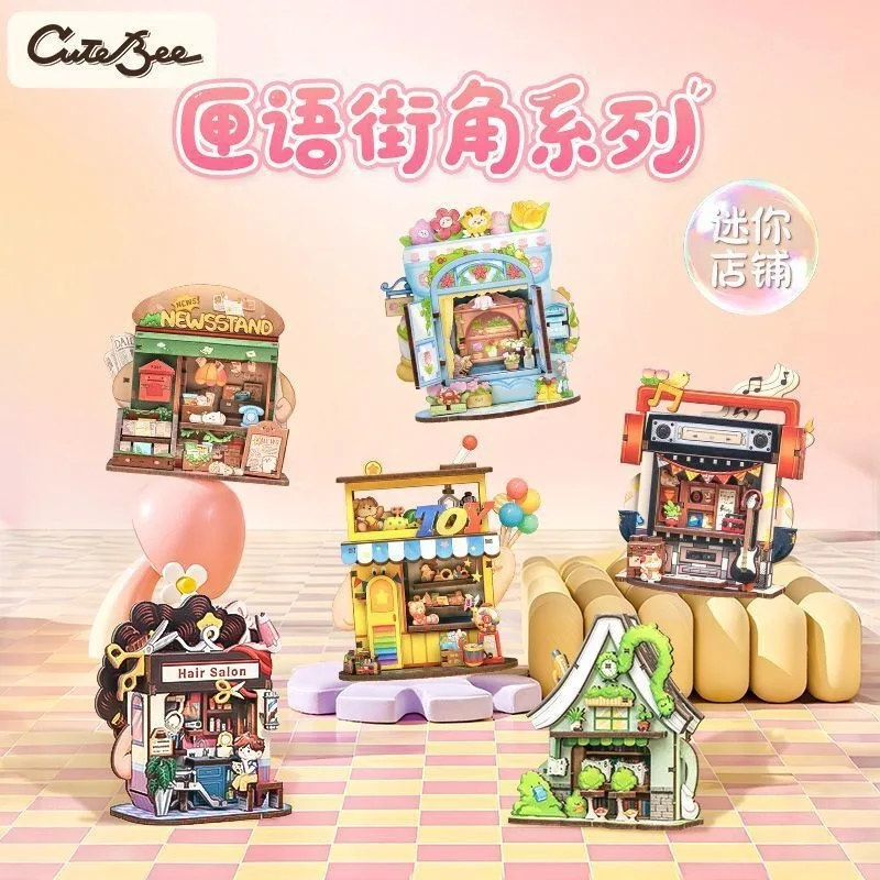 3D-puzzel DIY Mini House Craft - Home Office Building recensie en prijs