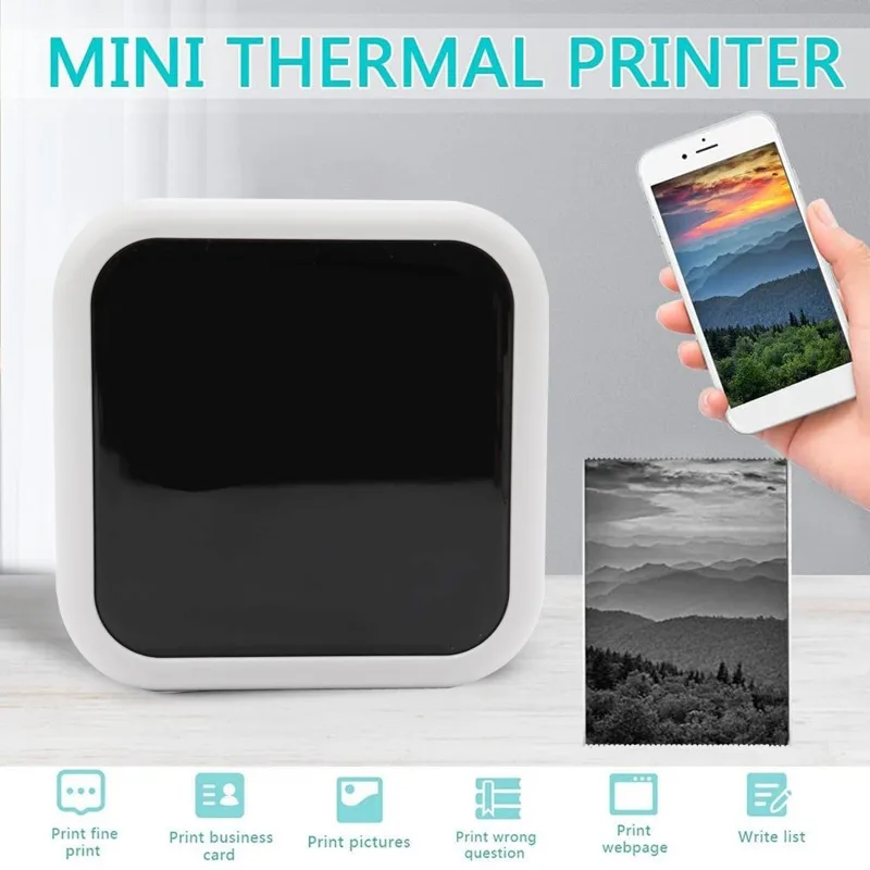 Mini Bluetooth thermische prin - Home Office Questions recensie en prijs