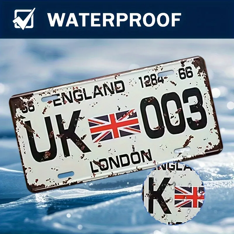 Vintage London UK nummerplaat  - Home Office Of London recensie en prijs