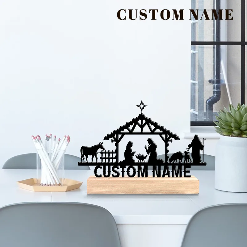 1Pc Aangepaste naam Jezus' Bit - Home Office Decor recensie en prijs
