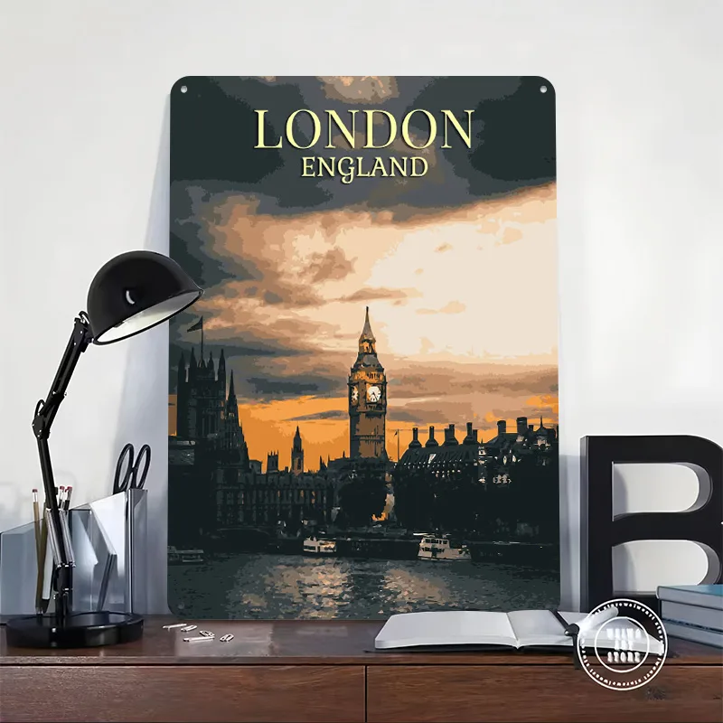 Vintage Londen blikken posters - Home Office Of London recensie en prijs