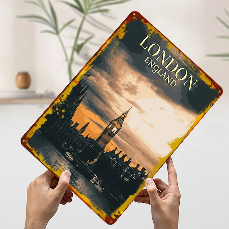 Vintage Londen blikken posters - Home Office Of London recensie en prijs