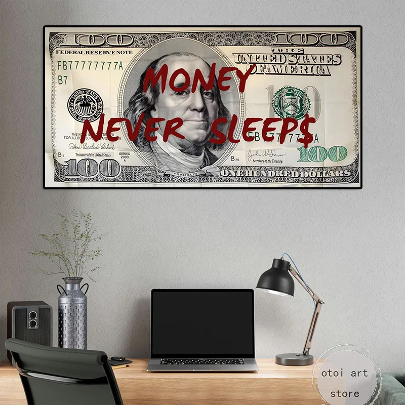 Geld slaapt nooit Inspirerend  - Home Office Room Inspiration recensie en prijs