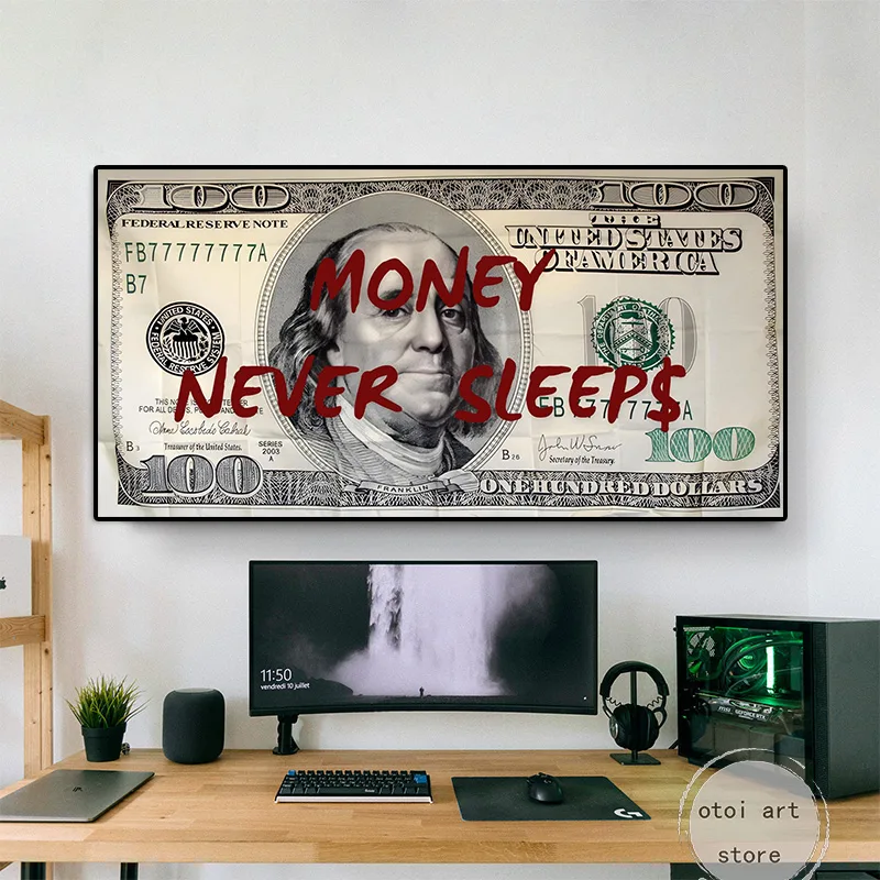 Geld slaapt nooit Inspirerend  - Home Office Room Inspiration recensie en prijs