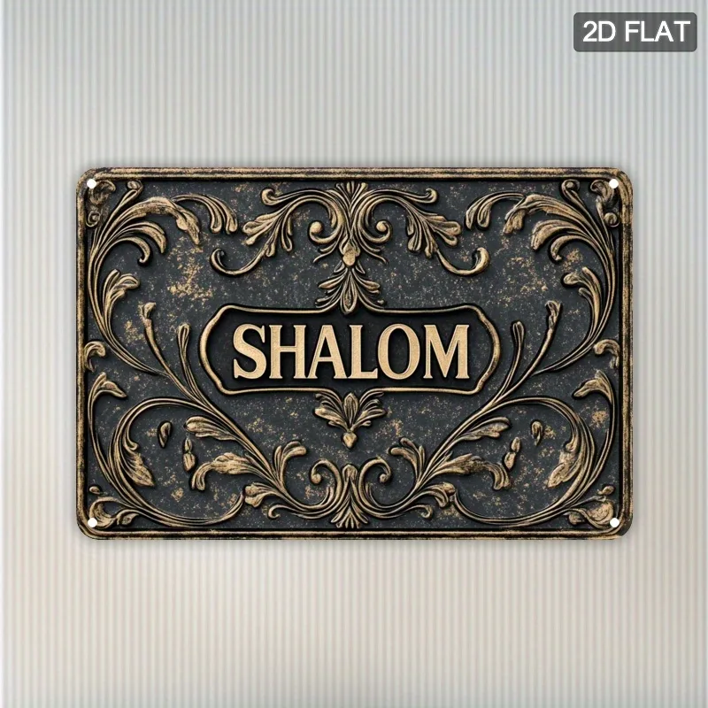 CIFBUY Vintage Shalom aluminiu - Home Office Decor recensie en prijs