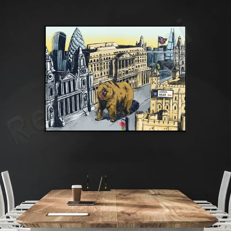 Aandelenmarkt poster |   De st - Home Office Of London recensie en prijs