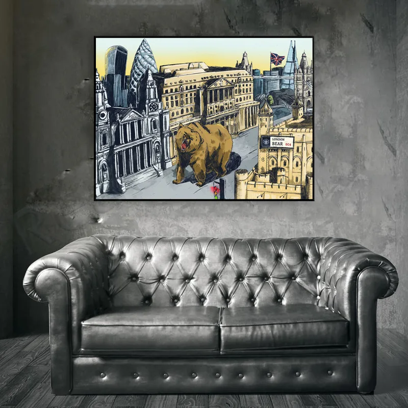 Aandelenmarkt poster |   De st - Home Office Of London recensie en prijs