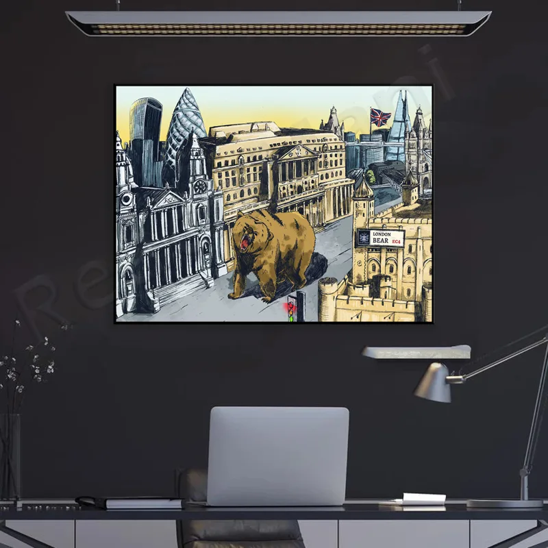 Aandelenmarkt poster |   De st - Home Office Of London recensie en prijs