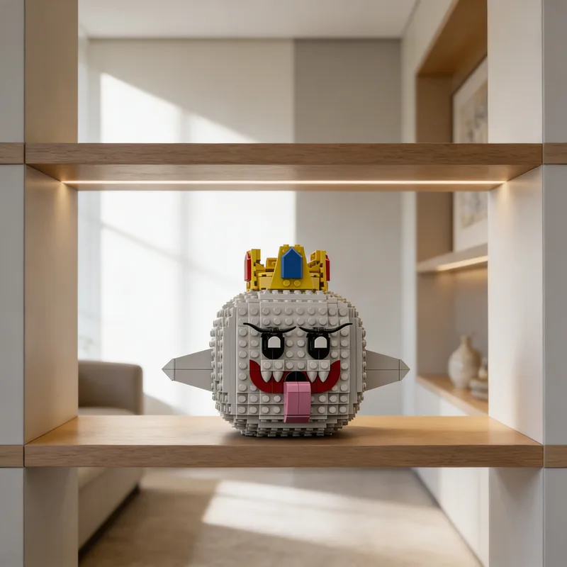 351-delige MOC Mario King Boo  - Home Office Building recensie en prijs