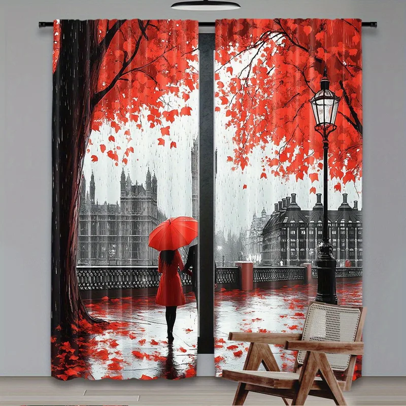 Romantische herfst rode blader - Home Office Of London recensie en prijs
