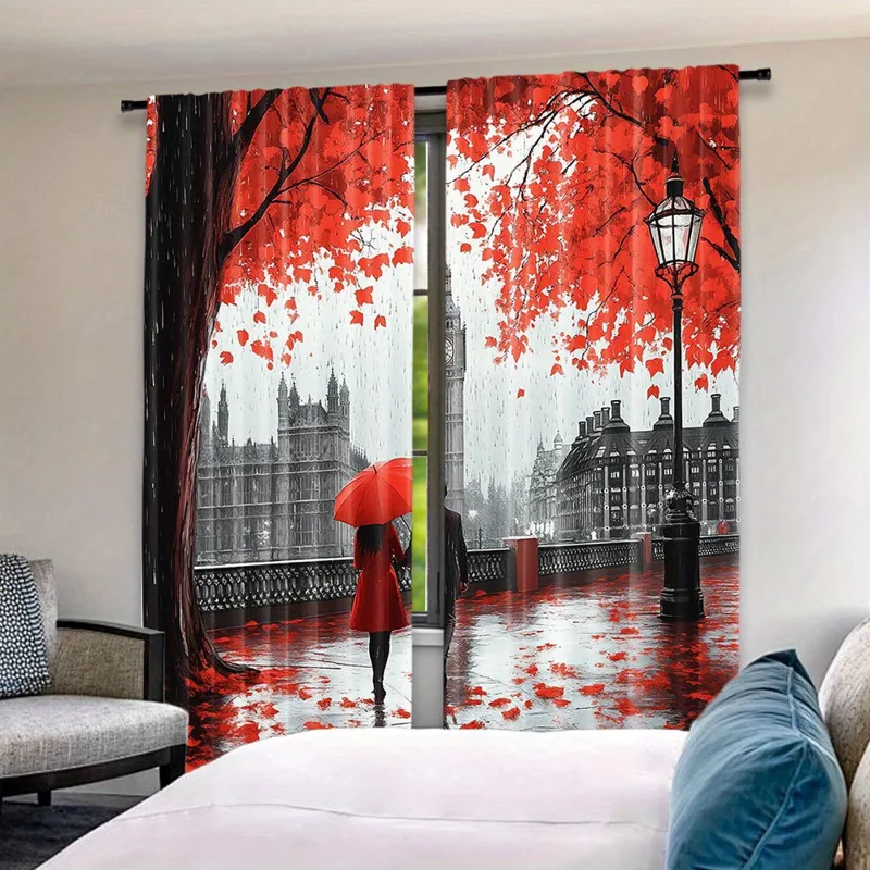 Romantische herfst rode blader - Home Office Of London recensie en prijs