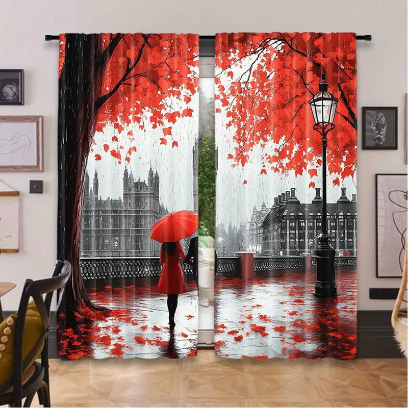 Romantische herfst rode blader - Home Office Of London recensie en prijs